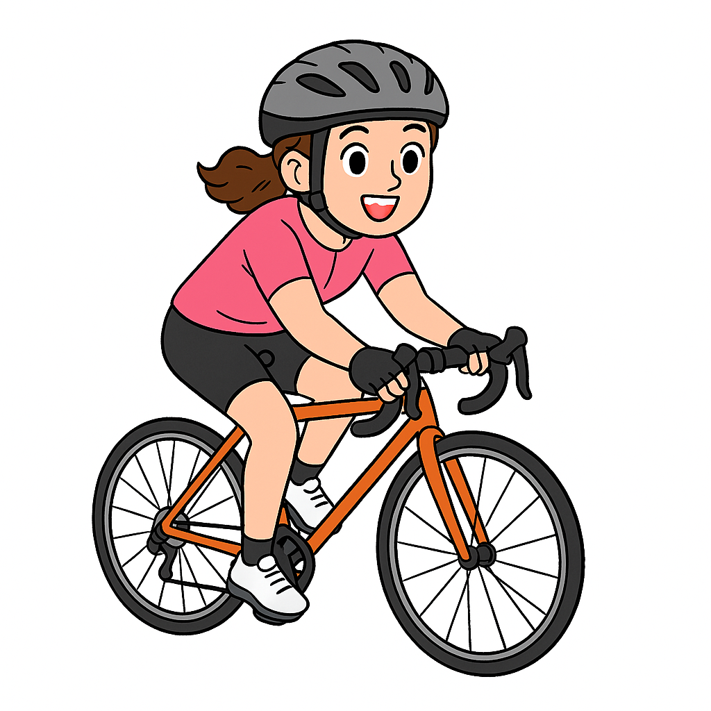 Rowerzysta na trasie